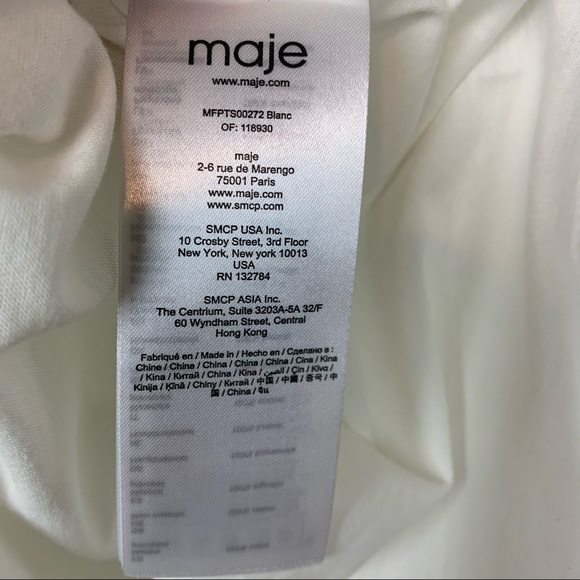 Maje 2020talon t-shirt with contrasting sleeves - Picture 7 of 11